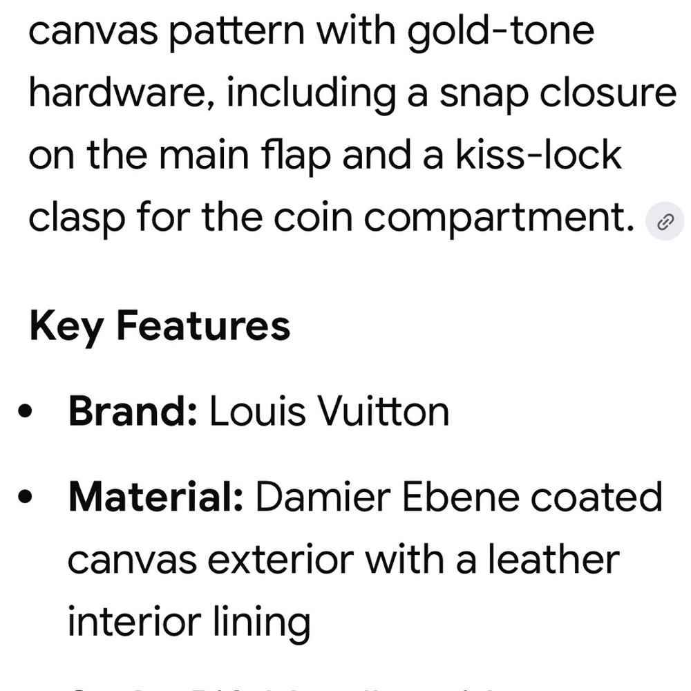 Louis Vuitton Brown Checkered Wallet - Picture 6 of 6